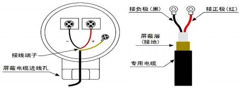 油漆流量計探頭接線圖